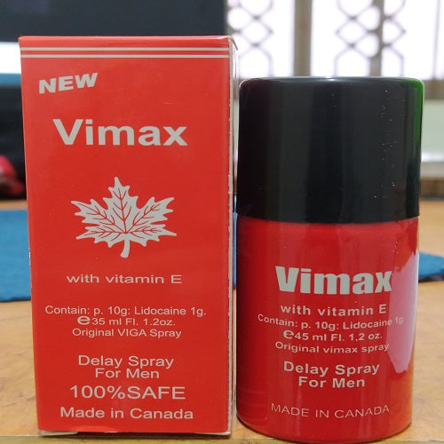 Vimax with Vitamin E Delay Spray for Men